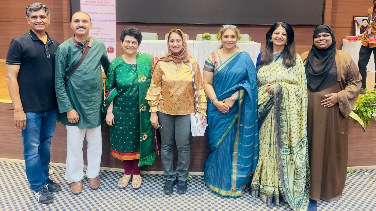 Dr. Rifat with fellow speakers and organisers at Geriastry 2.0 in Pune
